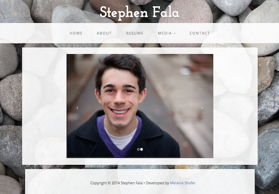 Screenshot of stephenfala.com